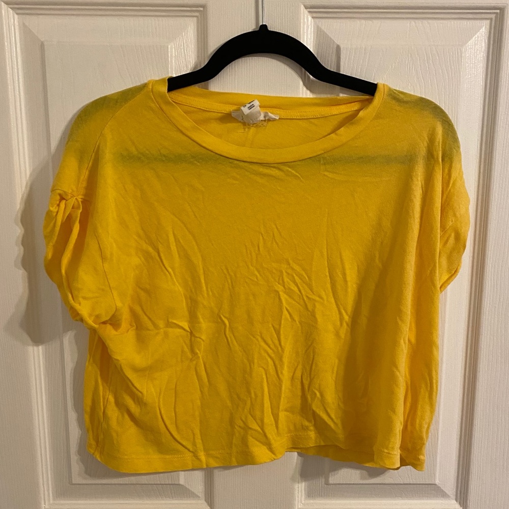 Yellow Crop Top